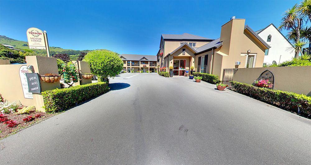 Tresori Motor Lodge Akaroa Eksteriør billede