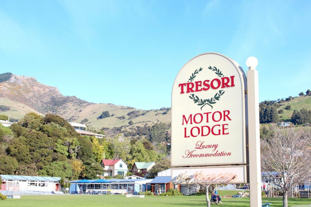 Tresori Motor Lodge Akaroa Eksteriør billede